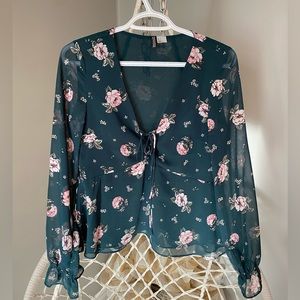 H&M floral blouse
